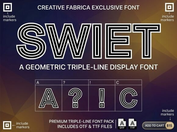 Accelerate Your Designs with the Swiet Typeface