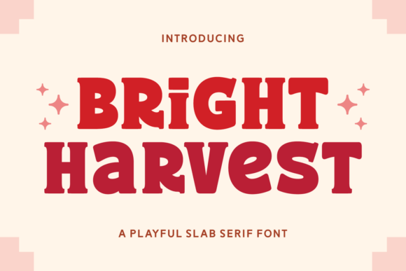 Bright Harvest: Modern Slab Serif for Bold Design
