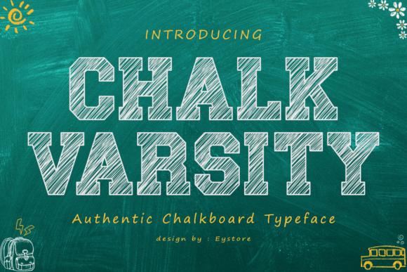 Chalk Varsity: A Bold Typeface for Authentic Designs