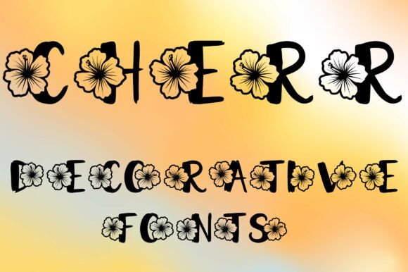 Cherr: A Floral Typeface for Creative Projects
