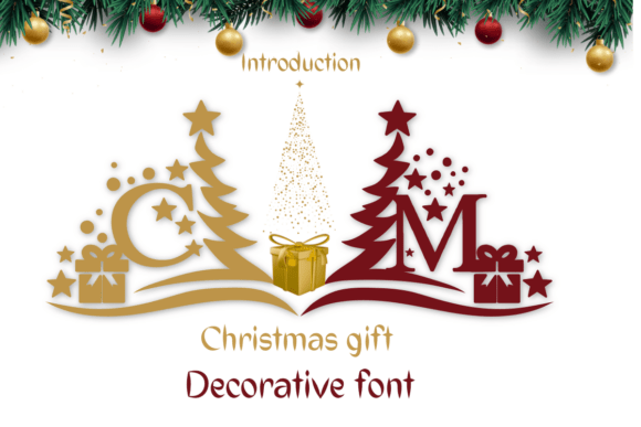 Christmas Gift: A Festive Decorative Font for Holiday Designs