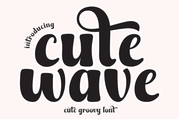 Cute Wave: The Retro Serif Font for Playful Designs