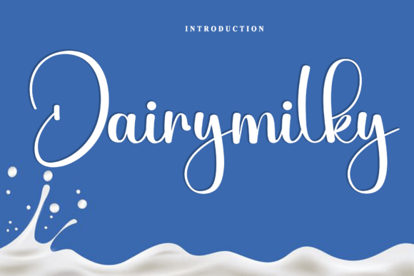 Dairymilky: A Timeless Handwritten Font for Creative Projects