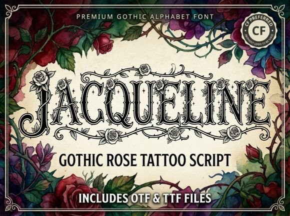 Jacqueline: A Striking Display Font for Bold Projects
