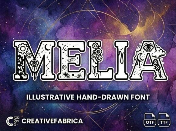 Melia: A Typeface Where Surrealism Meets Industrial Design