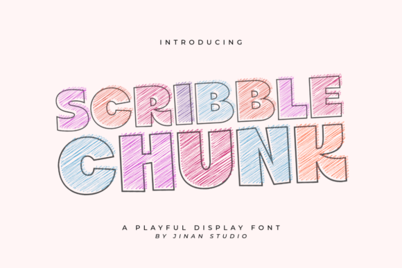 Scrible Chunk: A Playful Typeface for Vibrant Designs