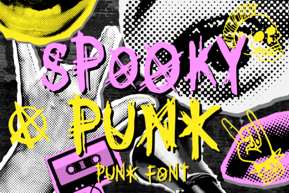 Spooky Punk: A Font That Captures Raw, Rebellious Energy
