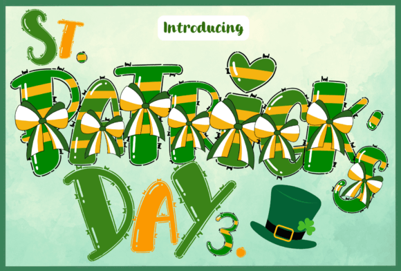 St. Patrick's Day3: A Festive Font for Creative Designs