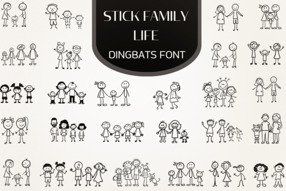 Stick Family Life: A Typeface for Celebrating Togetherness