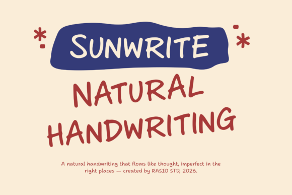 Sunwrite: A Handcrafted Font for Warm Design